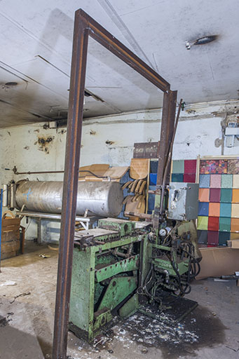 La cintreuse et son portique. © Jérôme Mongreville / Région Bourgogne-Franche-Comté, Inventaire du patrimoine - 2013