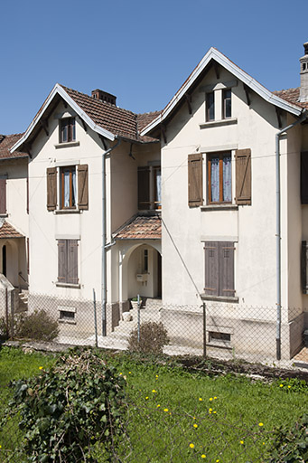 Logement de cadres. Détail de la façade sud. © Jérôme Mongreville / Région Bourgogne-Franche-Comté, Inventaire du patrimoine - 2013