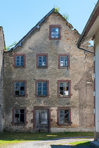 Pignon nord du moulin. © Jérôme Mongreville / Région Bourgogne-Franche-Comté, Inventaire du patrimoine - 2013