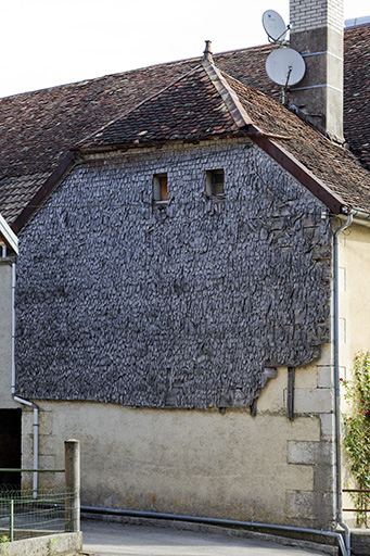 Maison : essentage de tavaillons. © Yves Sancey / Région Bourgogne-Franche-Comté, Inventaire du patrimoine - 2013