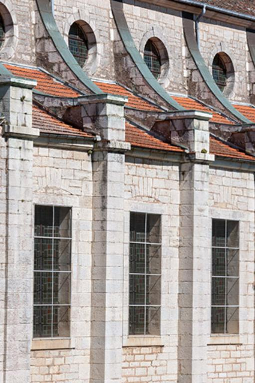 Détail de la façade sud © Jérôme Mongreville / Région Bourgogne-Franche-Comté, Inventaire du patrimoine - 2013