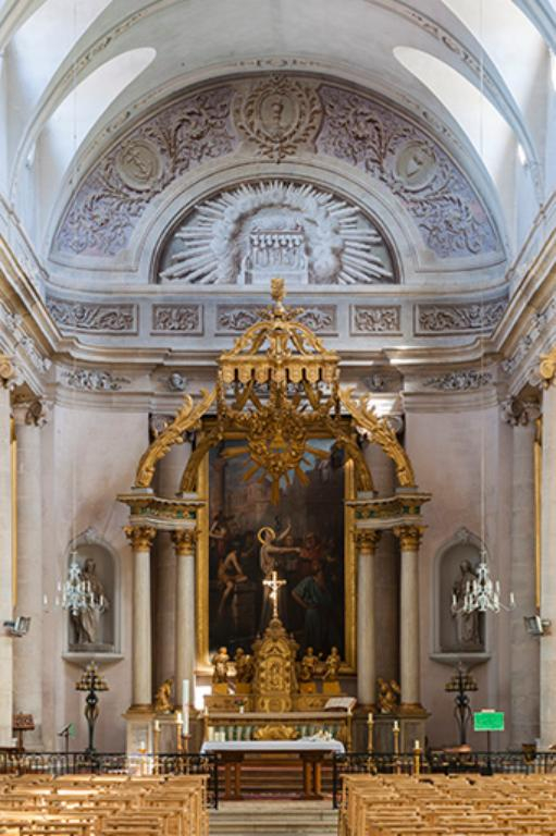 Le maitre-autel © Jérôme Mongreville / Région Bourgogne-Franche-Comté, Inventaire du patrimoine - 2013