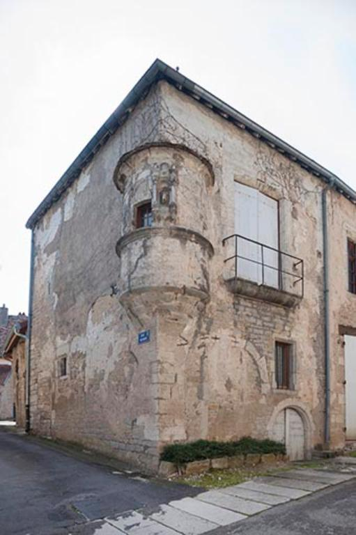 Maison du 1 rue du Bourg © Jérôme Mongreville / Région Bourgogne-Franche-Comté, Inventaire du patrimoine - 2013