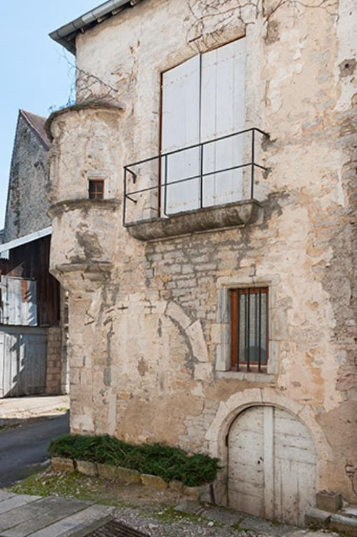 Façade nord, rue du Bourg © Jérôme Mongreville / Région Bourgogne-Franche-Comté, Inventaire du patrimoine - 2013