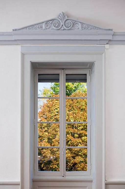 Détail de l'une des baies © Jérôme Mongreville / Région Bourgogne-Franche-Comté, Inventaire du patrimoine - 2013