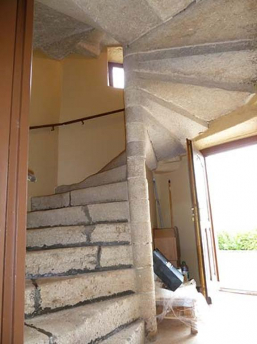 L'escalier en vis © Sabrina Dalibard / Région Bourgogne-Franche-Comté, Inventaire du patrimoine - 2013