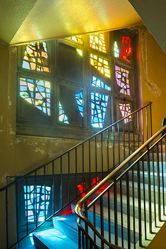 Vue du deuxième niveau. © Mary Ruffinoni / Région Bourgogne-Franche-Comté, Inventaire du patrimoine - 2014