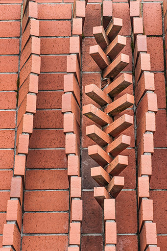 Détail du mur sud. © Jérôme Mongreville / Région Bourgogne-Franche-Comté, Inventaire du patrimoine - 2014