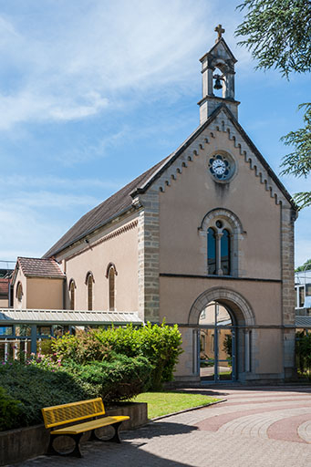 Chapelle : vue extérieure © Jérôme Mongreville / Région Bourgogne-Franche-Comté, Inventaire du patrimoine - 2014