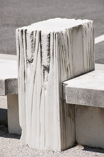 Banc : détail. © Jérôme Mongreville / Région Bourgogne-Franche-Comté, Inventaire du patrimoine - 2014