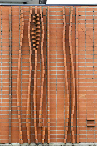 Détail du mur sud. © Sonia Dourlot / Région Bourgogne-Franche-Comté, Inventaire du patrimoine - 2014