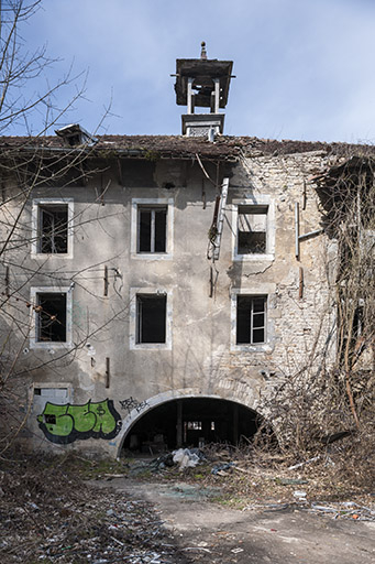 Façade sud de l'atelier principal. © Jérôme Mongreville / Région Bourgogne-Franche-Comté, Inventaire du patrimoine - 2015