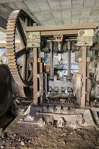 Presse à forger. © Jérôme Mongreville / Région Bourgogne-Franche-Comté, Inventaire du patrimoine - 2015