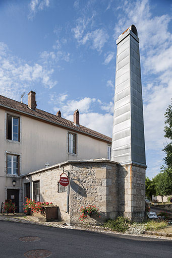 Bâtiment de la fromagerie depuis le nord-est. © Jérôme Mongreville / Région Bourgogne-Franche-Comté, Inventaire du patrimoine - 2015