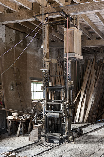 Châssis de scie multilames. © Jérôme Mongreville / Région Bourgogne-Franche-Comté, Inventaire du patrimoine - 2015