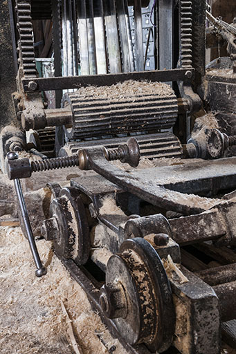 Détail du chariot. © Jérôme Mongreville / Région Bourgogne-Franche-Comté, Inventaire du patrimoine - 2015
