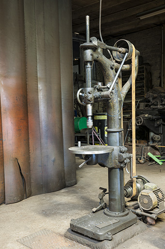 Perceuse à colonne Rego-AA-Jones © Jérôme Mongreville / Région Bourgogne-Franche-Comté, Inventaire du patrimoine - 2015