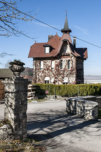 Villa Mascotte, vue du logement patronal. © Jérôme Mongreville / Région Bourgogne-Franche-Comté, Inventaire du patrimoine - 2015