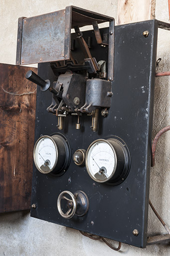 Tableau électrique. © Jérôme Mongreville / Région Bourgogne-Franche-Comté, Inventaire du patrimoine - 2015