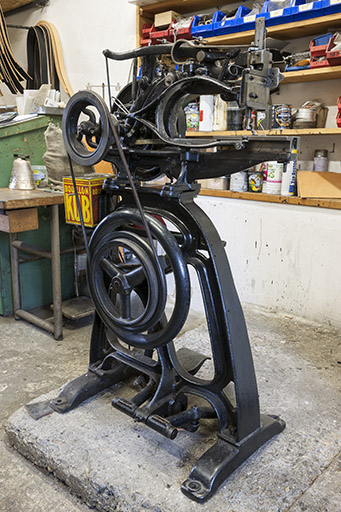 Machine à coudre. © Jérôme Mongreville / Région Bourgogne-Franche-Comté, Inventaire du patrimoine - 2015