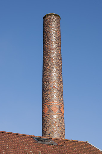 Cheminée de la chaufferie. © Jérôme Mongreville / Région Bourgogne-Franche-Comté, Inventaire du patrimoine - 2015