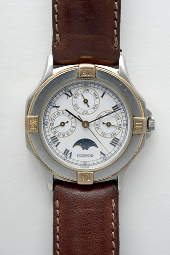 Montre-bracelet à quartz Codhor, à Maîche, vers 1980. © Sonia Dourlot / Région Bourgogne-Franche-Comté, Inventaire du patrimoine - 2015