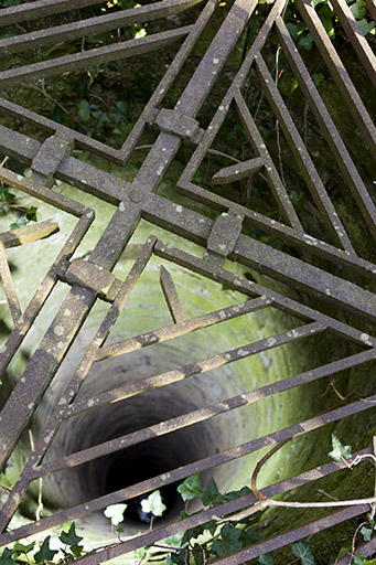 Grille de protection du puits. © Sonia Dourlot / Région Bourgogne-Franche-Comté, Inventaire du patrimoine - 2015 Grille de protection du puits. © Sonia Dourlot / Région Bourgogne-Franche-Comté, Inventaire du patrimoine - 2015