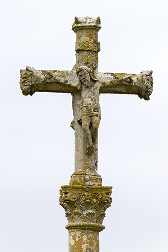 Détail du Christ. © Sonia Dourlot / Région Bourgogne-Franche-Comté, Inventaire du patrimoine - 2015