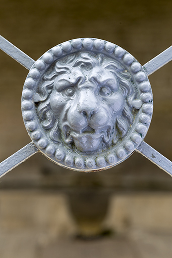 Détail de ferronnerie.  © Sonia Dourlot / Région Bourgogne-Franche-Comté, Inventaire du patrimoine - 2015