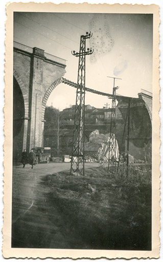 Reconstruction du viaduc après la Seconde Guerre mondiale. © Sonia Dourlot / Région Bourgogne-Franche-Comté, Inventaire du patrimoine - 2015