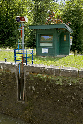 Le poste de commande. © Sonia Dourlot / Région Bourgogne-Franche-Comté, Inventaire du patrimoine - 2015