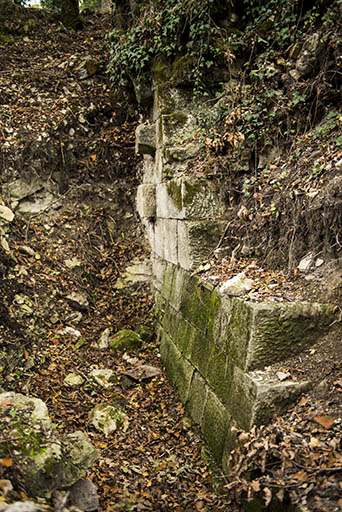 Vestiges. Détail de maçonnerie. © Sonia Dourlot / Région Bourgogne-Franche-Comté, Inventaire du patrimoine - 2015