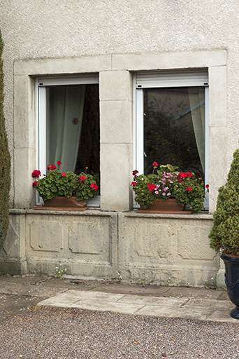 Détail de baie de la maison 6 rue Bernard Froeliger. © Sonia Dourlot / Région Bourgogne-Franche-Comté, Inventaire du patrimoine - 2015