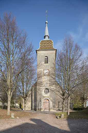 L'église paroissiale Saint-Pancrace, place de l'Eglise. © Sonia Dourlot / Région Bourgogne-Franche-Comté, Inventaire du patrimoine - 2015