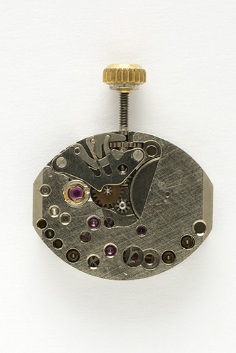 Mouvement France Ebauches FE 68-A : face côté cadran. © Sonia Dourlot / Région Bourgogne-Franche-Comté, Inventaire du patrimoine - 2016