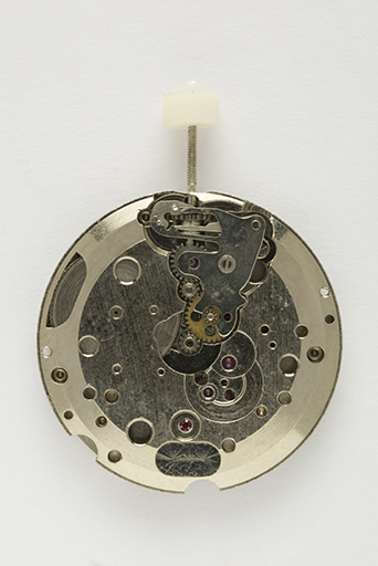 Mouvement France Ebauches FE 140-C : face côté cadran. © Sonia Dourlot / Région Bourgogne-Franche-Comté, Inventaire du patrimoine - 2016