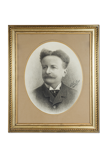 Portrait d'Hippolyte Parrenin. © Sonia Dourlot / Région Bourgogne-Franche-Comté, Inventaire du patrimoine - 2016