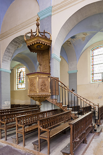 La chaire. © Jérôme Mongreville / Région Bourgogne-Franche-Comté, Inventaire du patrimoine - 2016