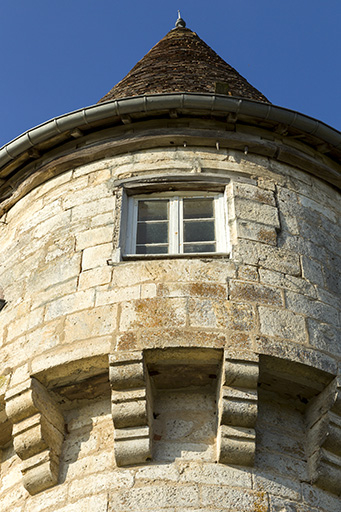 Détail : la tourelle. © Sonia Dourlot / Région Bourgogne-Franche-Comté, Inventaire du patrimoine - 2016