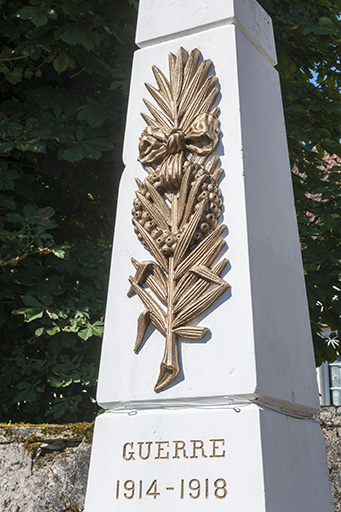 monument aux morts © Jérôme Mongreville / Région Bourgogne-Franche-Comté, Inventaire du patrimoine - 2016
