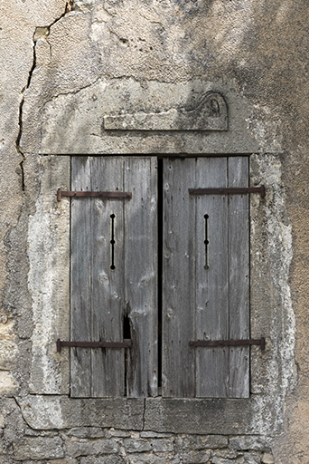 Détail de varlope sur l'appentis 8 rue des Vosges. © Sonia Dourlot / Région Bourgogne-Franche-Comté, Inventaire du patrimoine - 2016