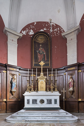 Le sanctuaire. © Jérôme Mongreville / Région Bourgogne-Franche-Comté, Inventaire du patrimoine - 2016 Le sanctuaire. © Jérôme Mongreville / Région Bourgogne-Franche-Comté, Inventaire du patrimoine - 2016