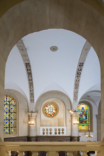 Détail de la voûte. © Jérôme Mongreville / Région Bourgogne-Franche-Comté, Inventaire du patrimoine - 2016 Détail de la voûte. © Jérôme Mongreville / Région Bourgogne-Franche-Comté, Inventaire du patrimoine - 2016