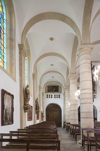 Le collatéral Sud. © Jérôme Mongreville / Région Bourgogne-Franche-Comté, Inventaire du patrimoine - 2016 Le collatéral Sud. © Jérôme Mongreville / Région Bourgogne-Franche-Comté, Inventaire du patrimoine - 2016