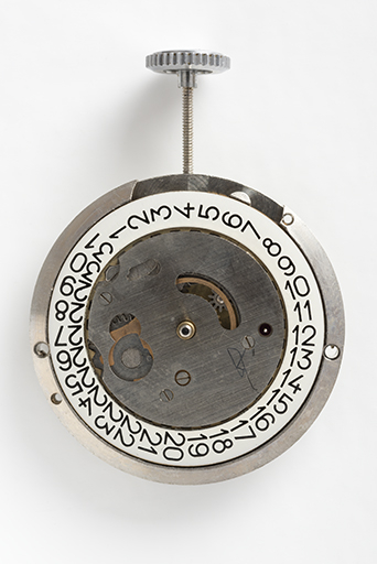 Mouvement Jeambrun PS 33 C : face côté cadran. © Sonia Dourlot / Région Bourgogne-Franche-Comté, Inventaire du patrimoine - 2017