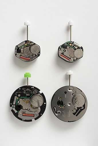 Vue d'ensemble des 4 mouvements : face côté fond. De gauche à droite et de haut en bas : Isa 2326 et K 63, 317 et 2321. © Sonia Dourlot / Région Bourgogne-Franche-Comté, Inventaire du patrimoine - 2017