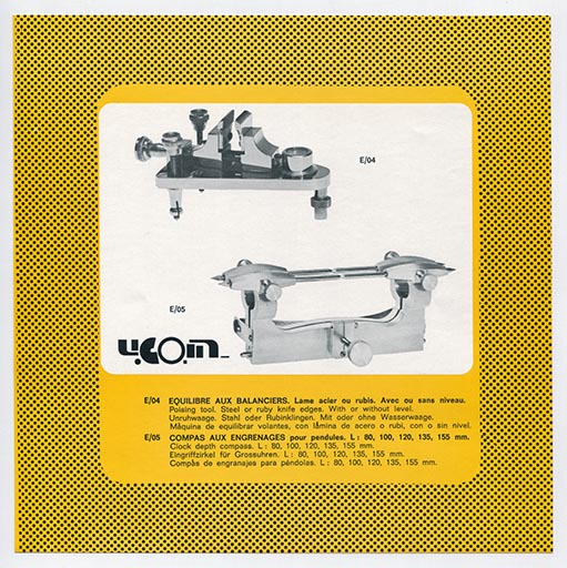 Equilibre aux balanciers et compas aux engrenages, s.d. [années 1960-1970]. © Laurent Poupard / Région Bourgogne-Franche-Comté, Inventaire du patrimoine - 2017