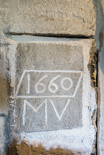 Date portée 1660. © Sonia Dourlot / Région Bourgogne-Franche-Comté, Inventaire du patrimoine - 2017 Date portée 1660. © Sonia Dourlot / Région Bourgogne-Franche-Comté, Inventaire du patrimoine - 2017