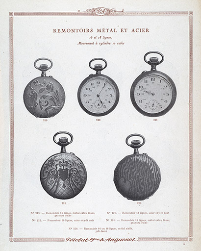 Catalogue Pétolat Frères et Anguenot, s.d. [vers 1930]. © Jérôme Mongreville / Région Bourgogne-Franche-Comté, Inventaire du patrimoine - 2017