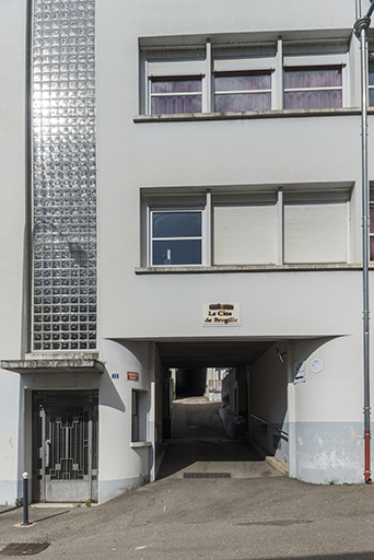 Entrée de l'usine. © Jérôme Mongreville / Région Bourgogne-Franche-Comté, Inventaire du patrimoine - 2017